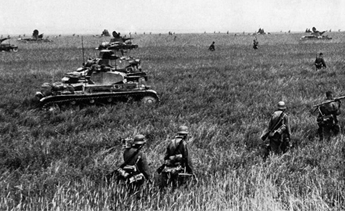 Tanks en soldaten
